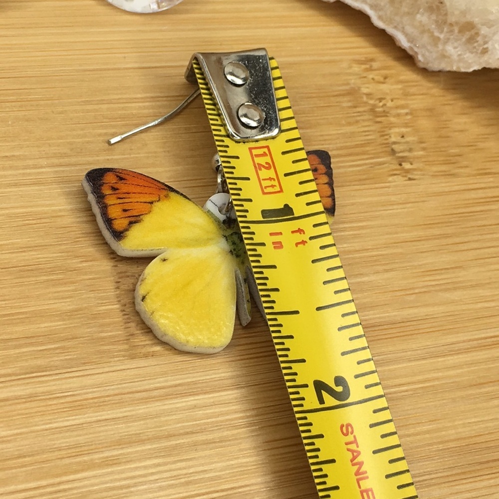 Pieridae Acrylic Butterfly Earrings - Picture 6 of 7